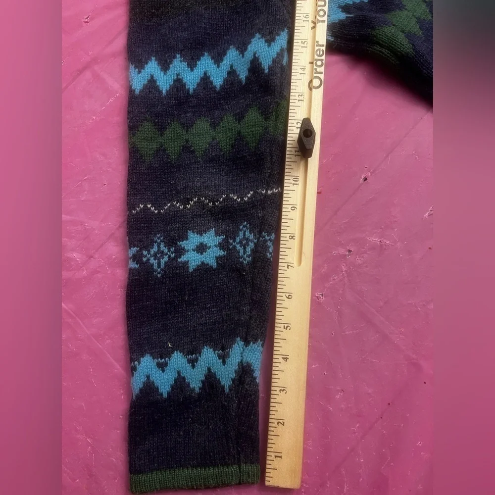 Field Gear Lambswool Blend Striped Sweater Vintage